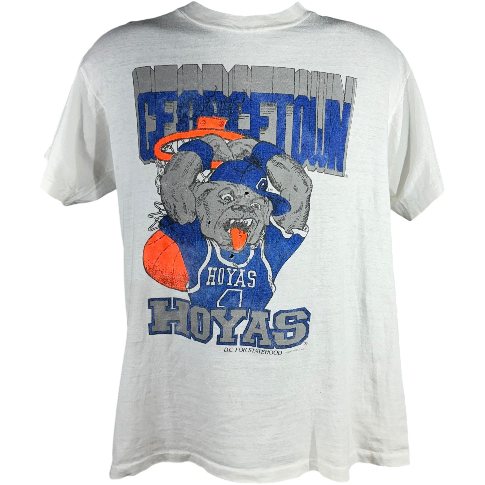 Vintage Georgetown University Hoyas Basketball Tee