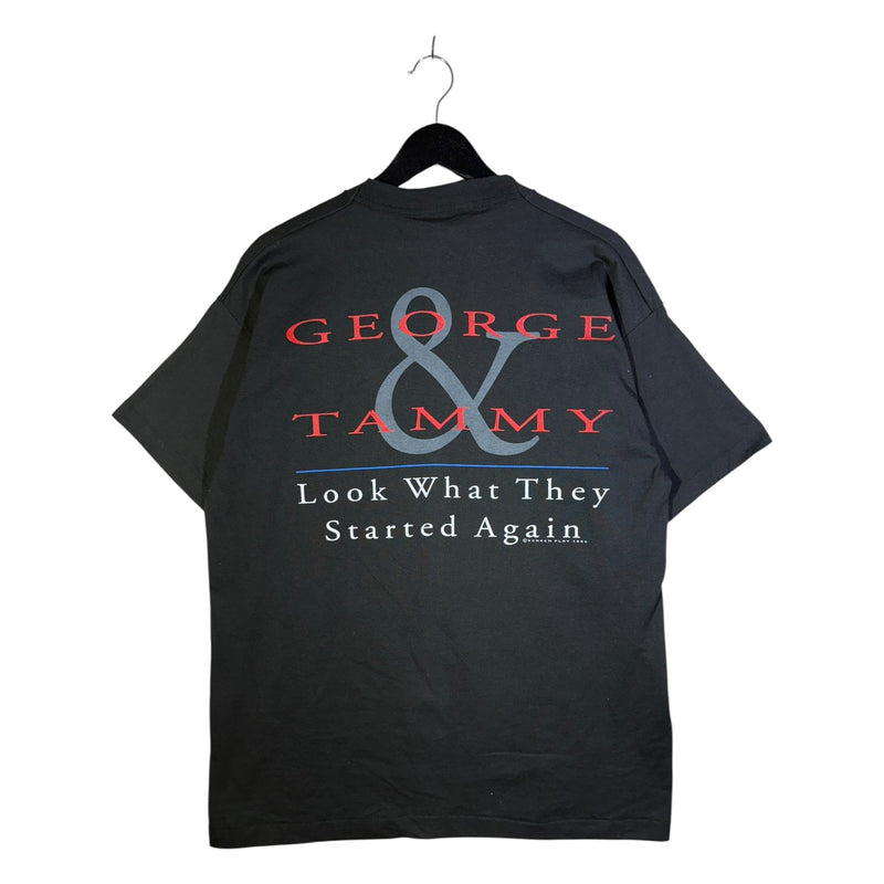 Vintage George & Tammy 1995  T-Shirt