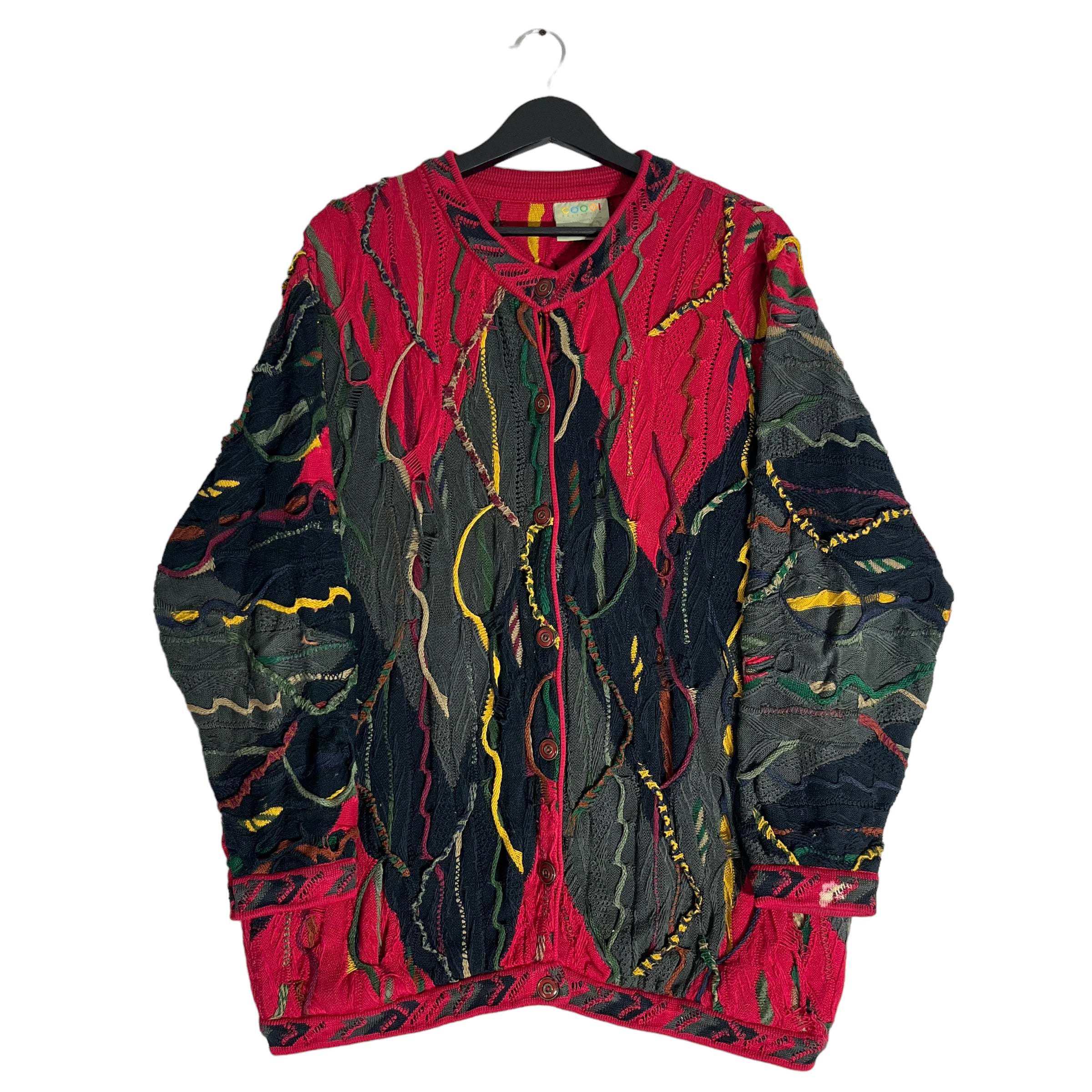 Vintage Coogi Button Up Cardigan Sweater