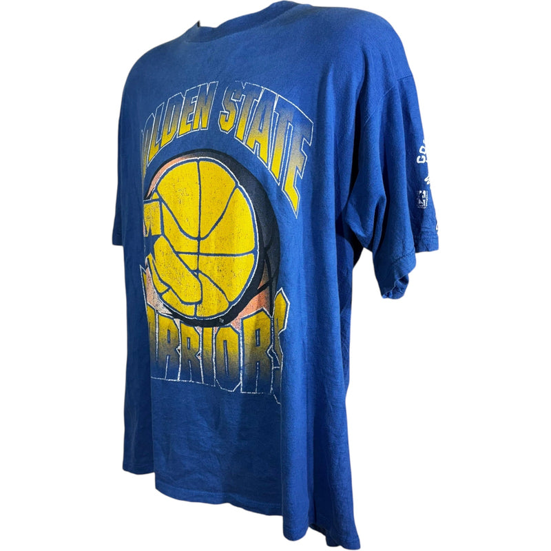 Vintage Logo 7 Golden State Warriors NBA Logo Tee 90s