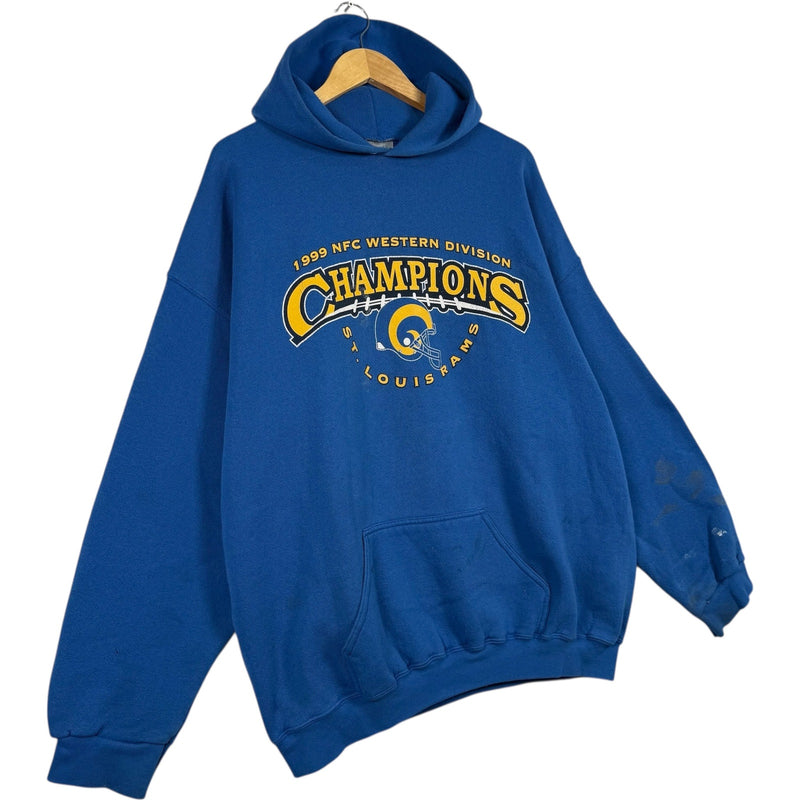 Vintage  St. Louis Rams NFC Champions Hoodie 1999