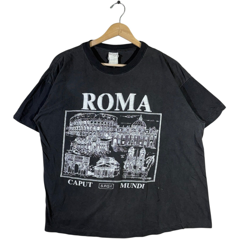 Vintage Roma Caput Mundi Monuments Souvenir Tee