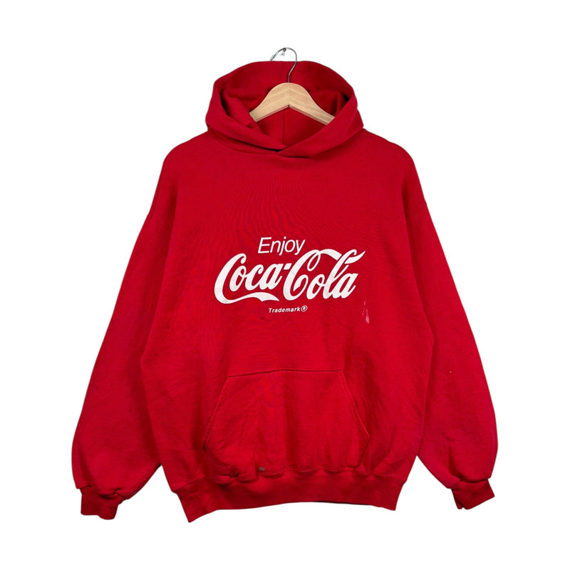 Vintage Coca Cola Graphic Pullover Hoodie
