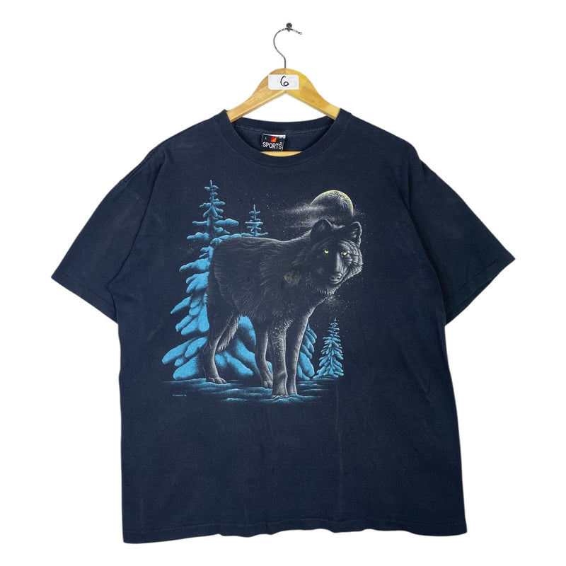 Vintage Wolf Wildlife Graphic T-Shirt