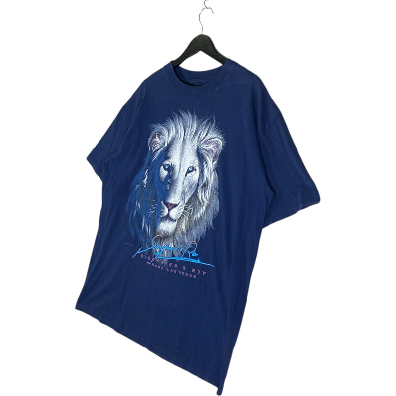 Vintage Siegfried & Roy Las Vegas Lion Souvenir T-Shirt