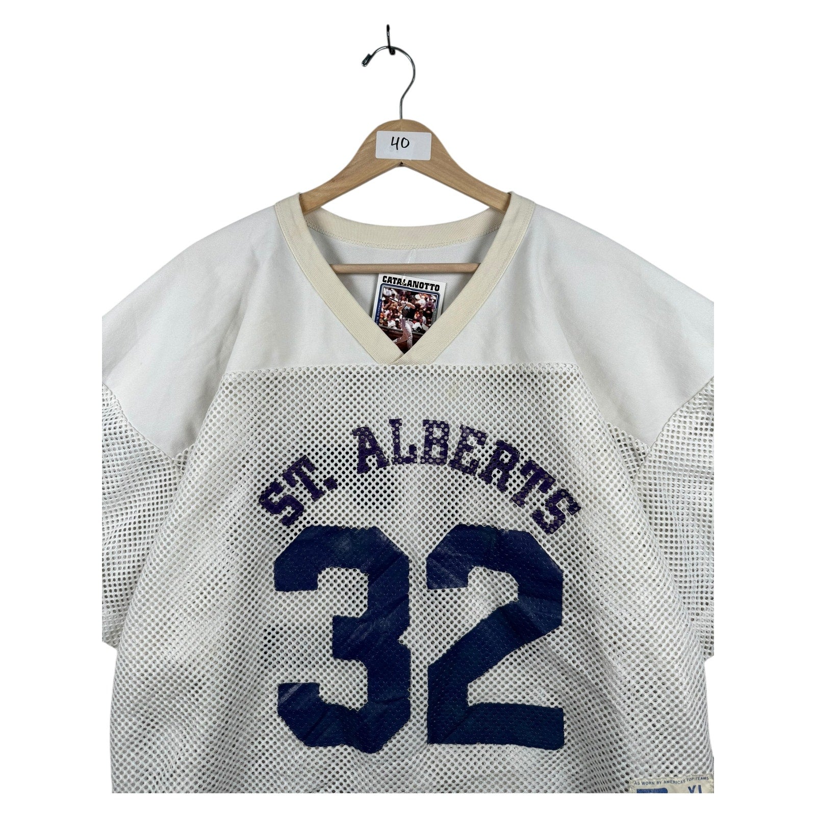 Vintage Russell Athletic St. Alberts Y2K Cropped Jersey