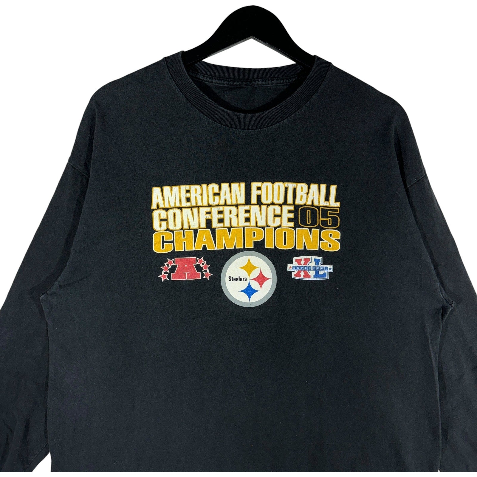 Vintage Pittsburgh Steelers Conference Champs Long Sleeve