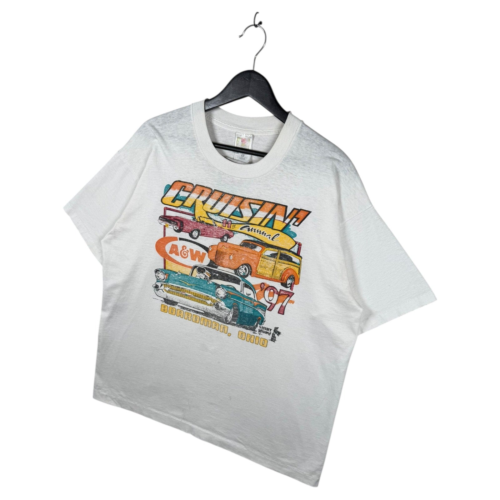 Vintage 1997 Cruisin’ A&W Boardman Ohio T-Shirt