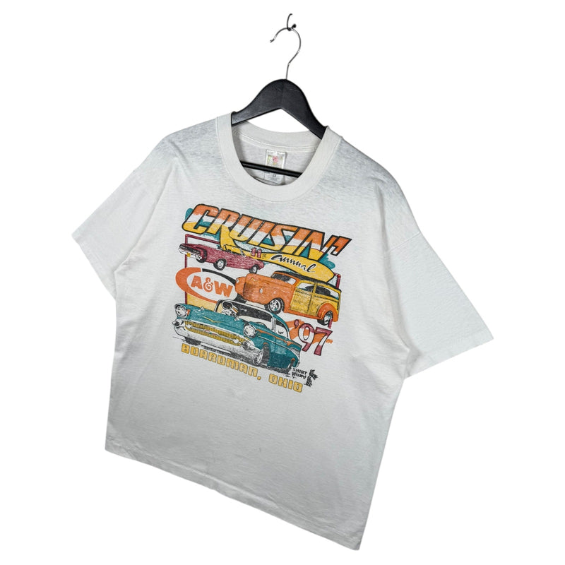 Vintage 1997 Cruisin’ A&W Boardman Ohio T-Shirt