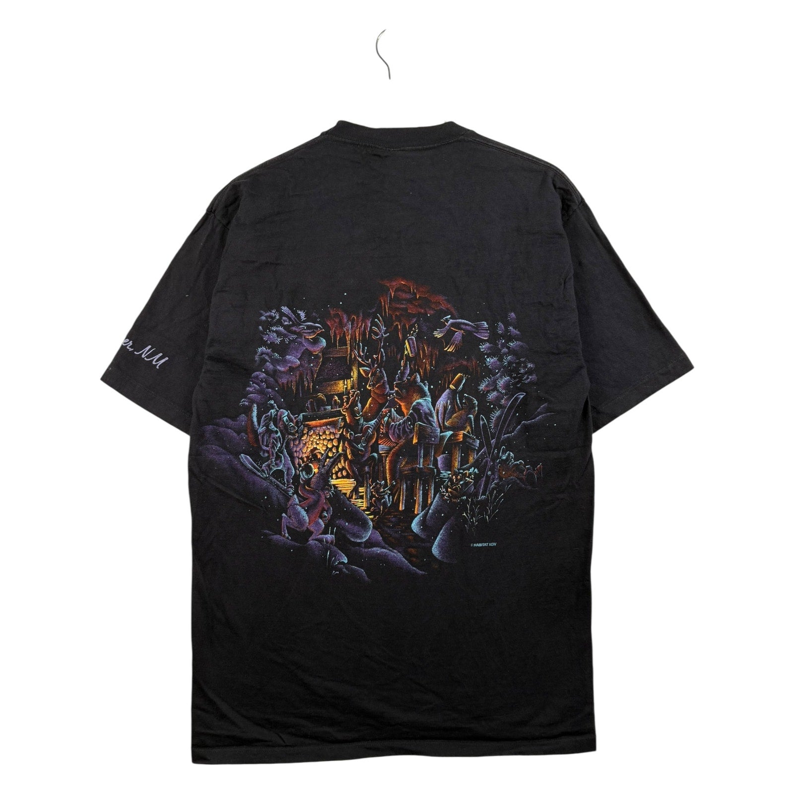 Vintage Winter Cabin Graphic T-Shirt