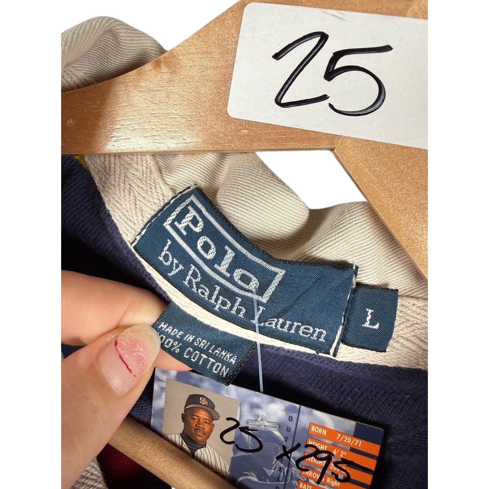 Vintage Polo Ralph Lauren Striped Rugby Long Sleeve Polo Rugby