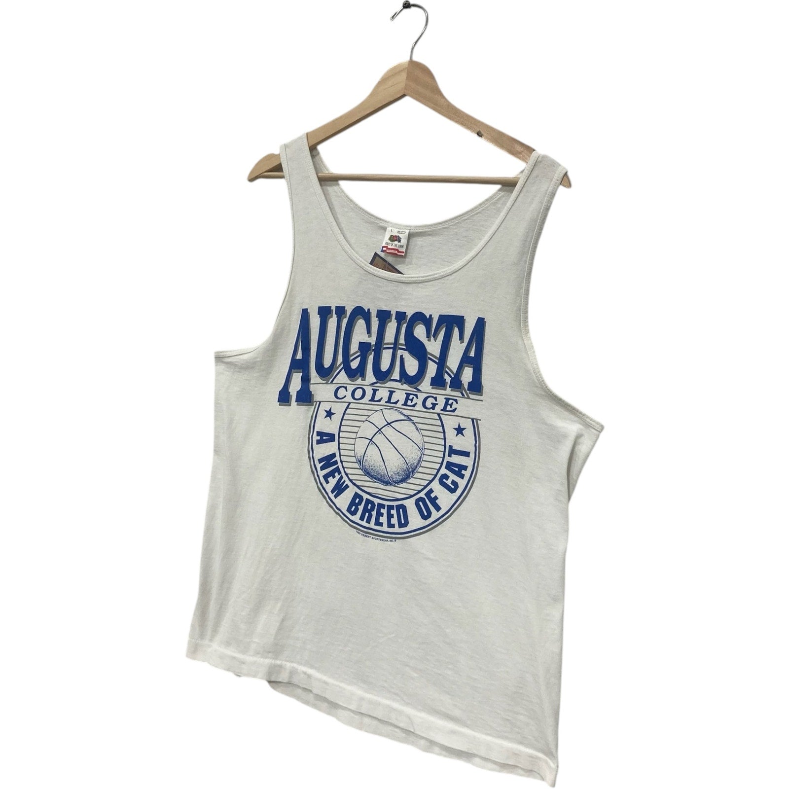 Vintage Augusta College "A New Breed" Basketball Tank Top