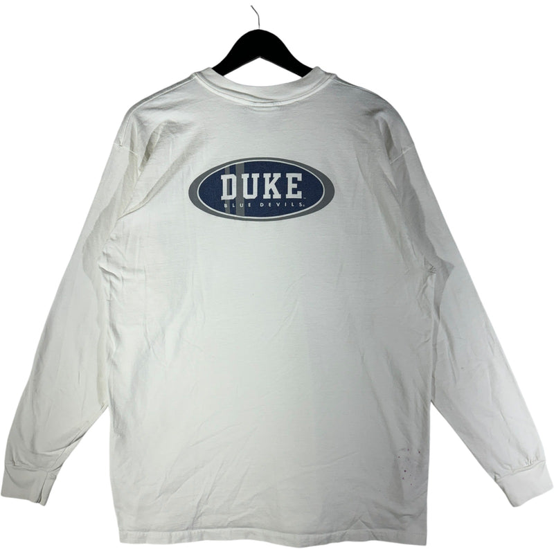 Vintage Duke University Spellout Long Sleeve 90s