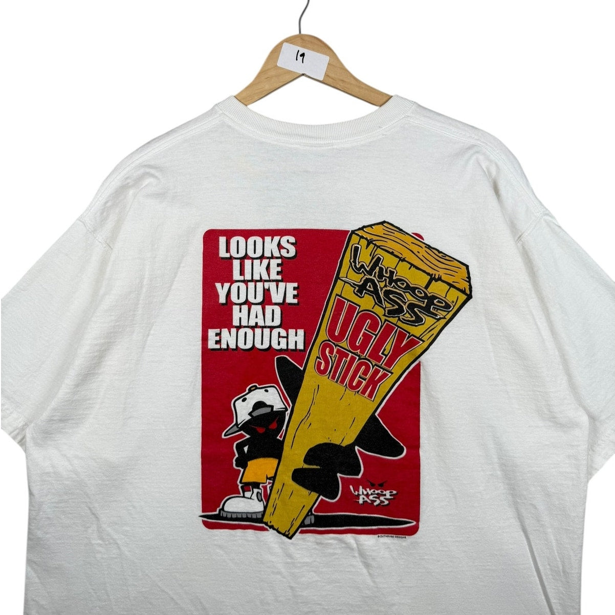Vintage Whoop Ass Ugly Stick Graphic T-Shirt