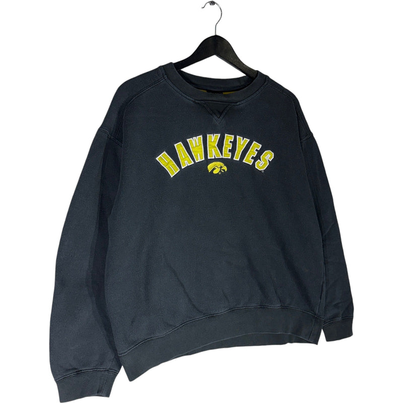 Vintage University of Iowa Hawkeyes Spellout Logo Crewneck