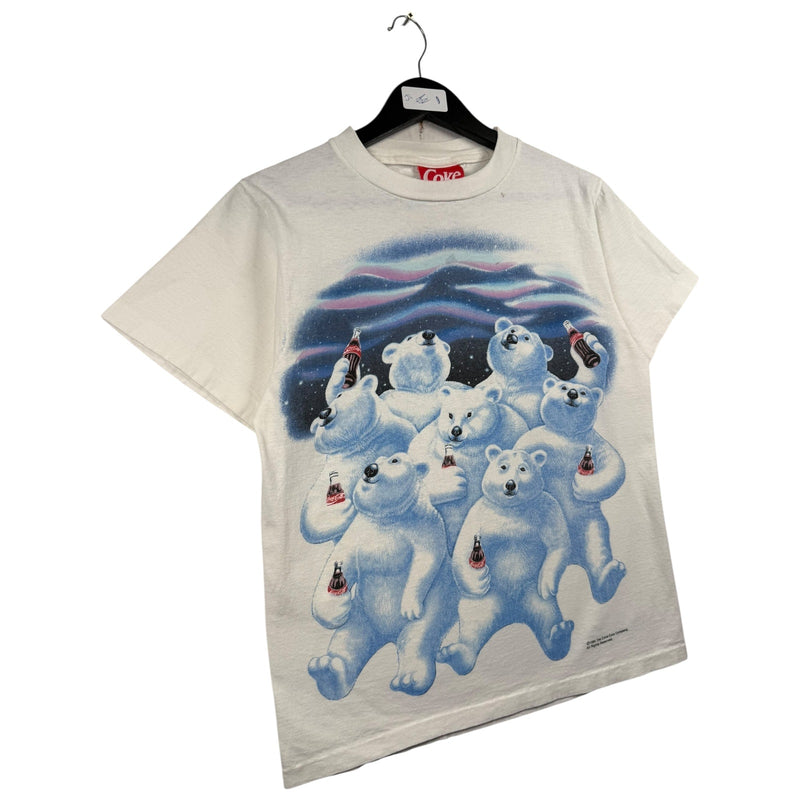 Vintage Coke Coca-Cola Polar Bears Graphic T-Shirt