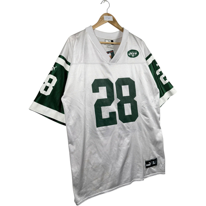Vintage Puma NFL Jets NY Martin #28 Football Jersey