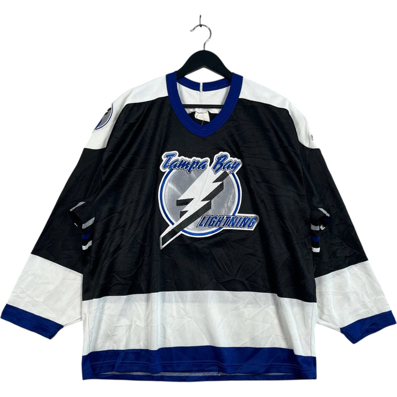 Vintage Tampa Bay Lightning Spellout Logo NHL Jersey