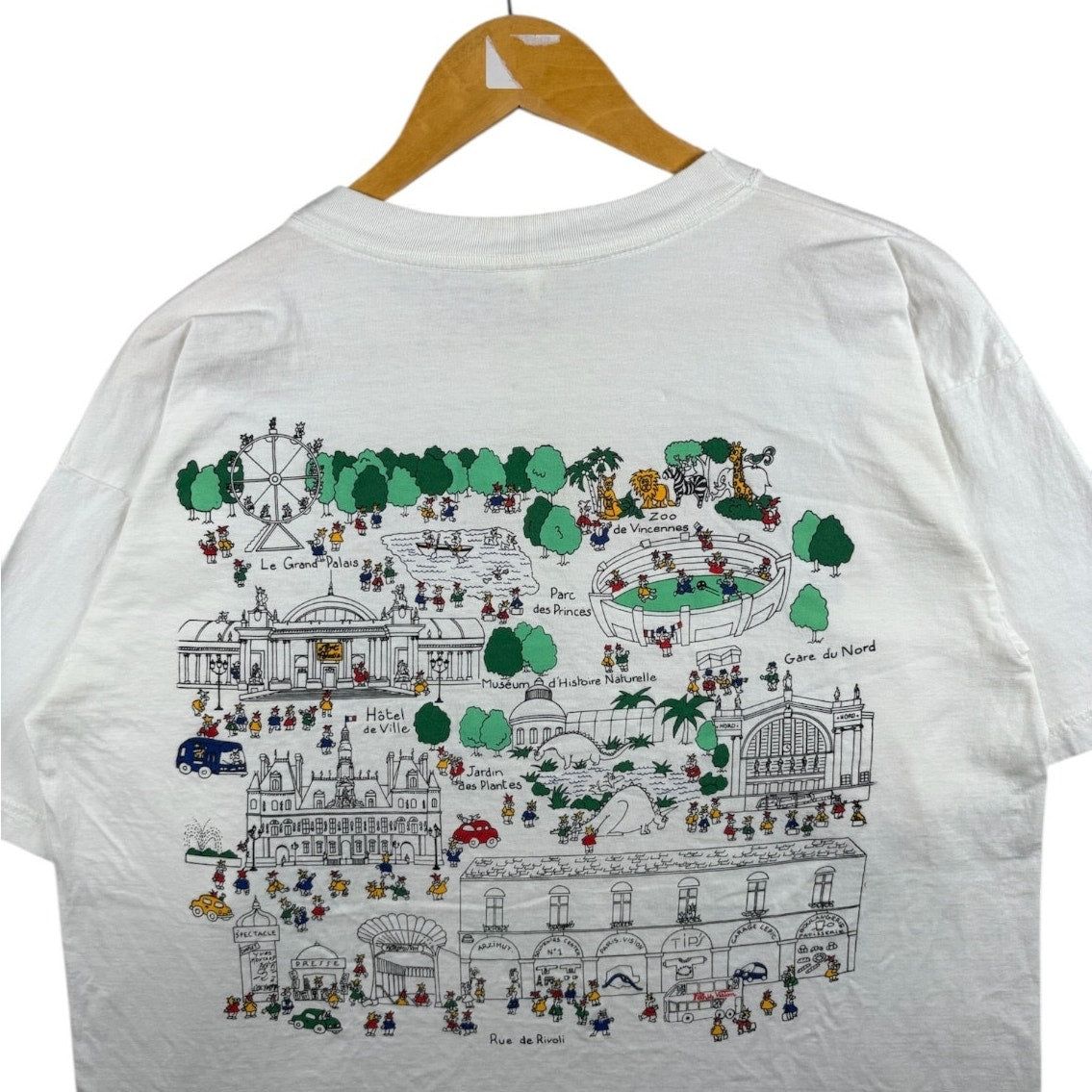 Vintage Paris City Graphic T-Shirt