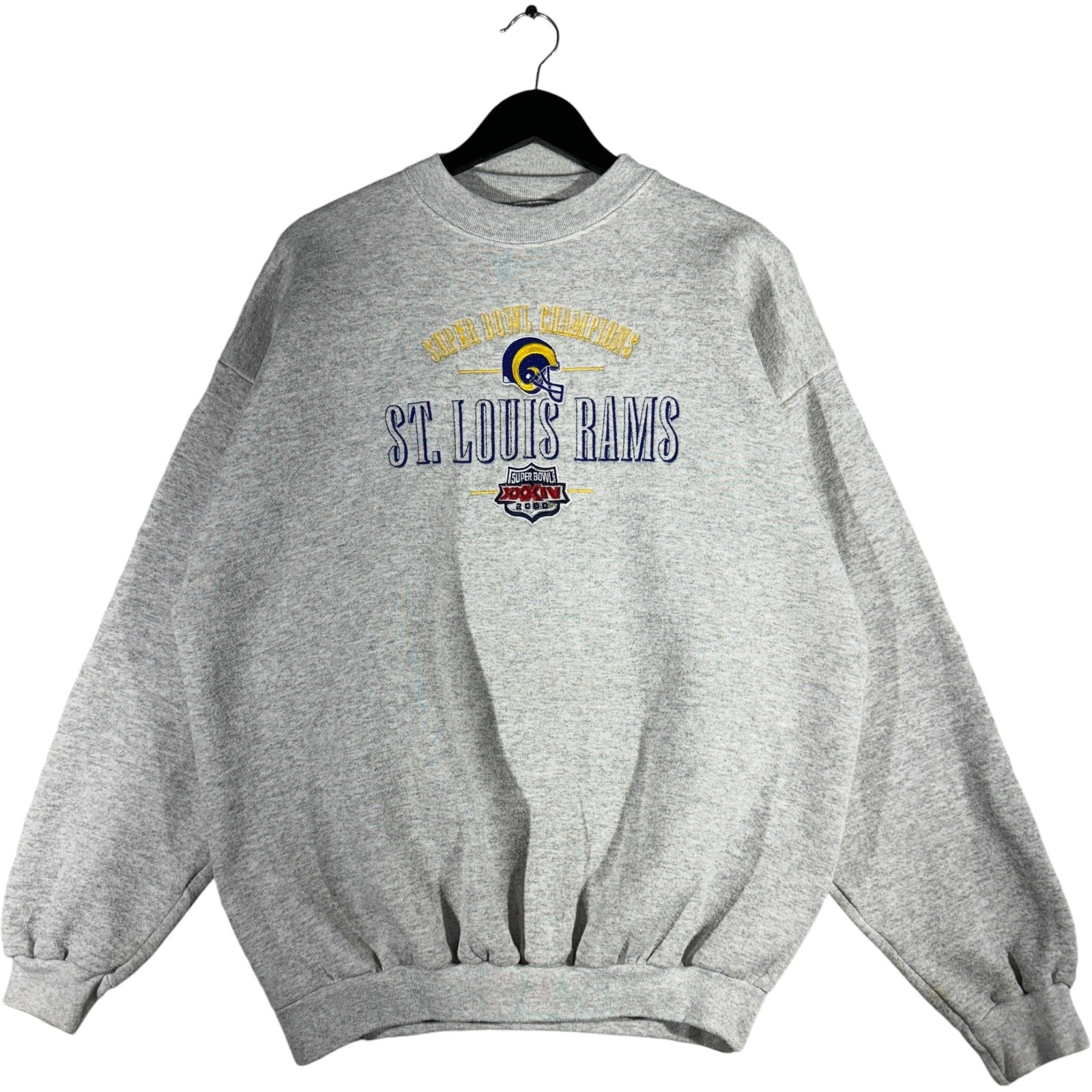 Vintage St. Louis Rams NFL Superbowl XXXIV Champs Crewneck