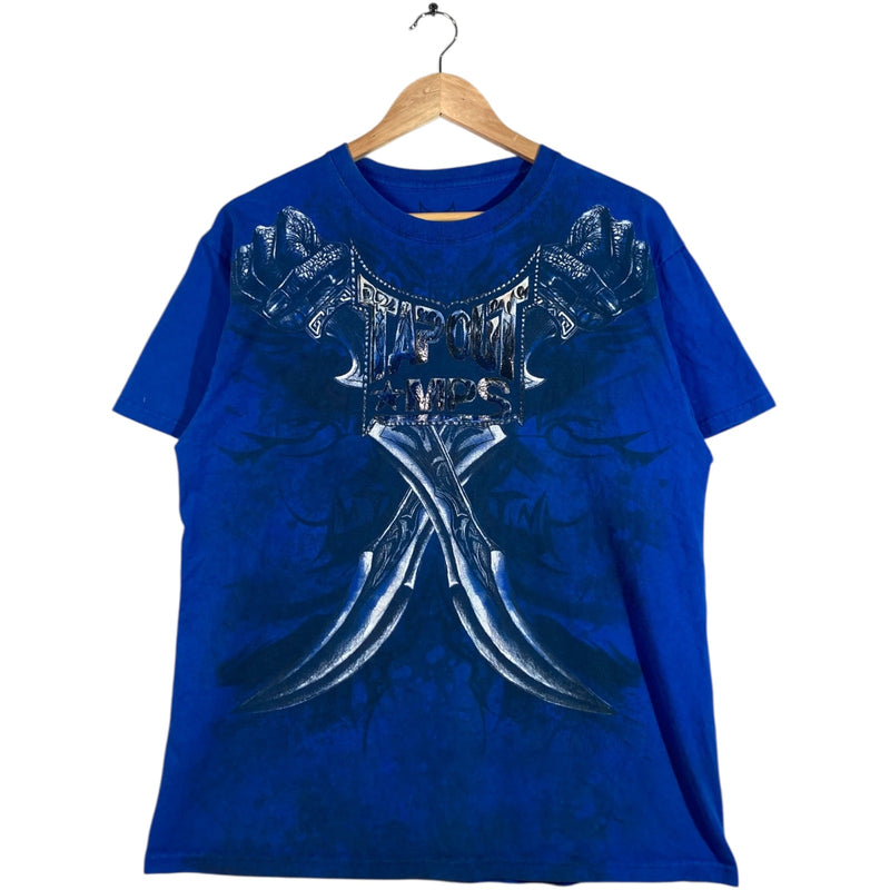Vintage Tapout AMPS Y2K MMA Dagger Graphic T-Shirt