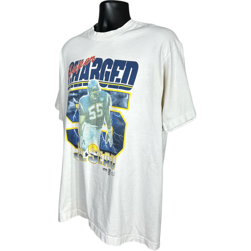 Vintage San Diego Chargers Jr. Seau "Super Charged" Tee