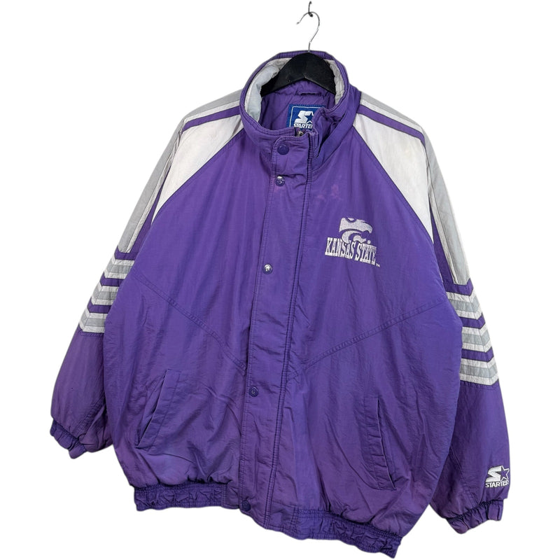 Vintage Starter Kansas State Wildcats Full Zip Jacket