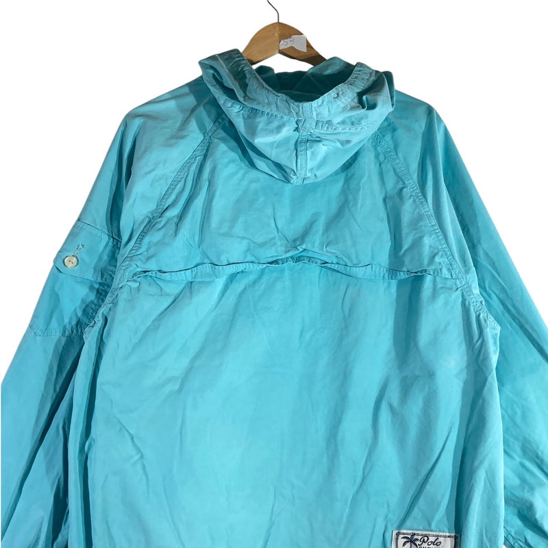 Vintage Polo by Ralph Lauren Full Zip Hooded Windbreaker