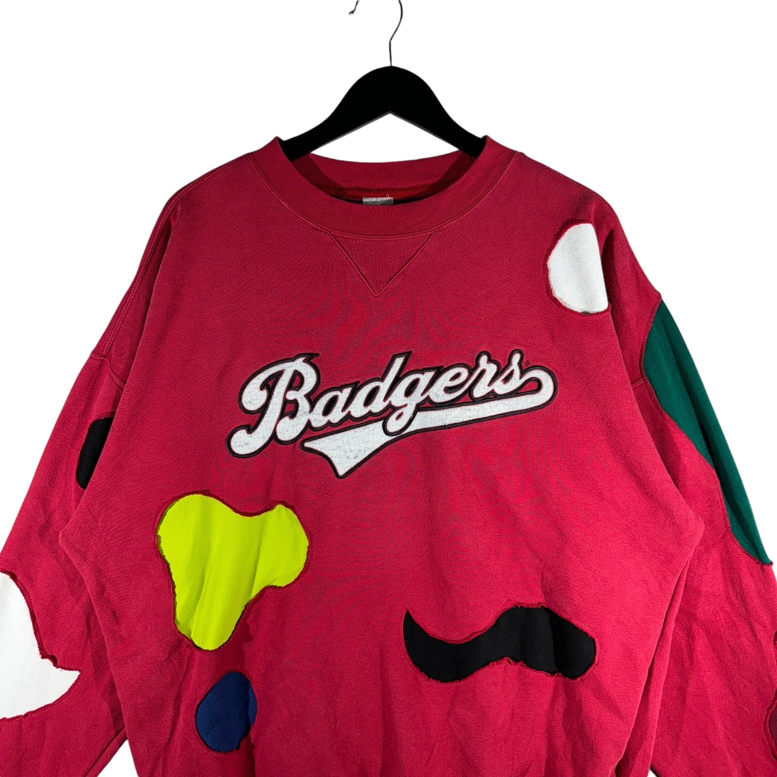 Vintage Reworked University Of Wisconsin Badgers Crewneck