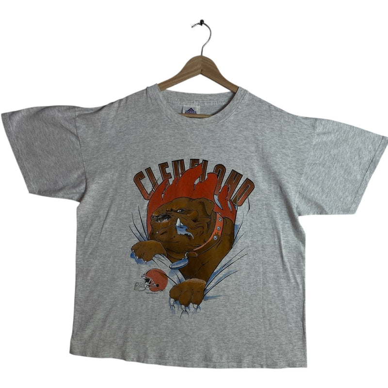 Vintage Cleveland Browns NFL Dawg Pound Bulldog T-Shirt