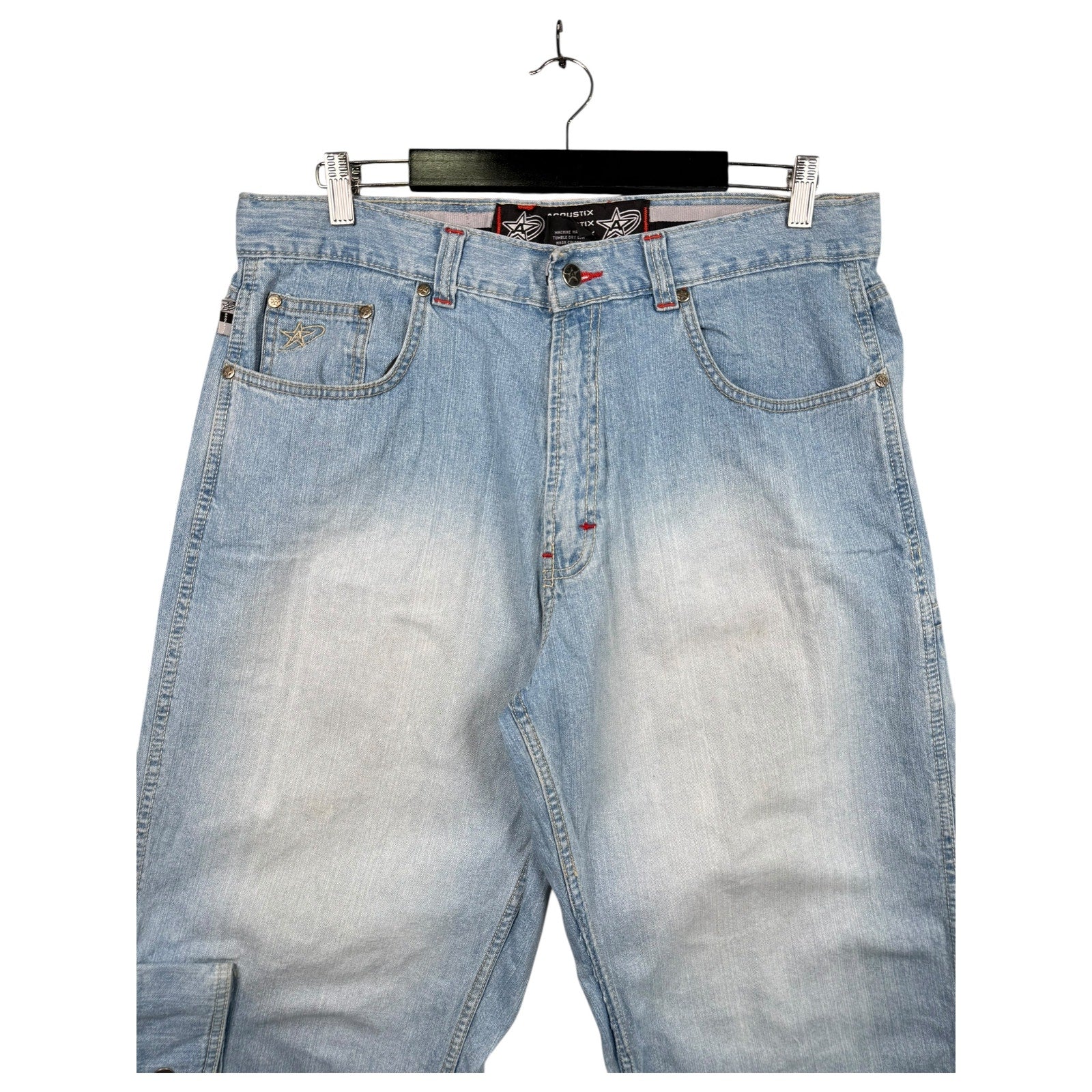 Vintage Straight Leg Bermuda Jean Denim Shorts 36