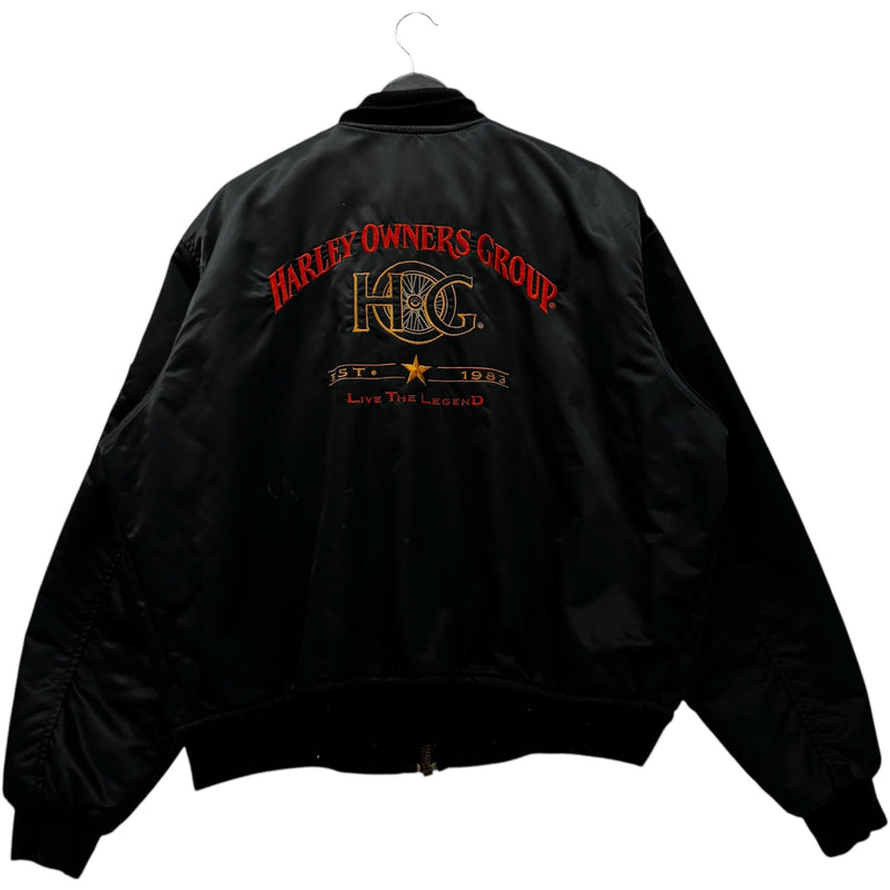 Vintage Harley Davidson Varsity Jacket