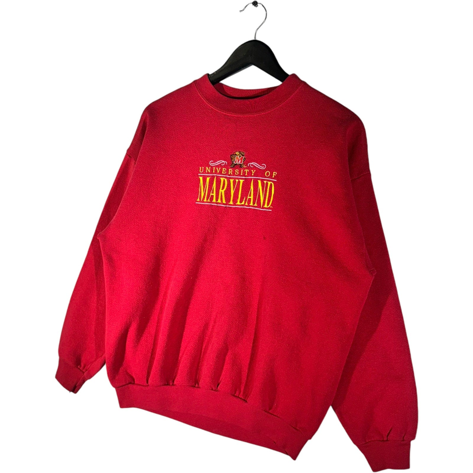 Vintage University Of Maryland Spellout Crewneck