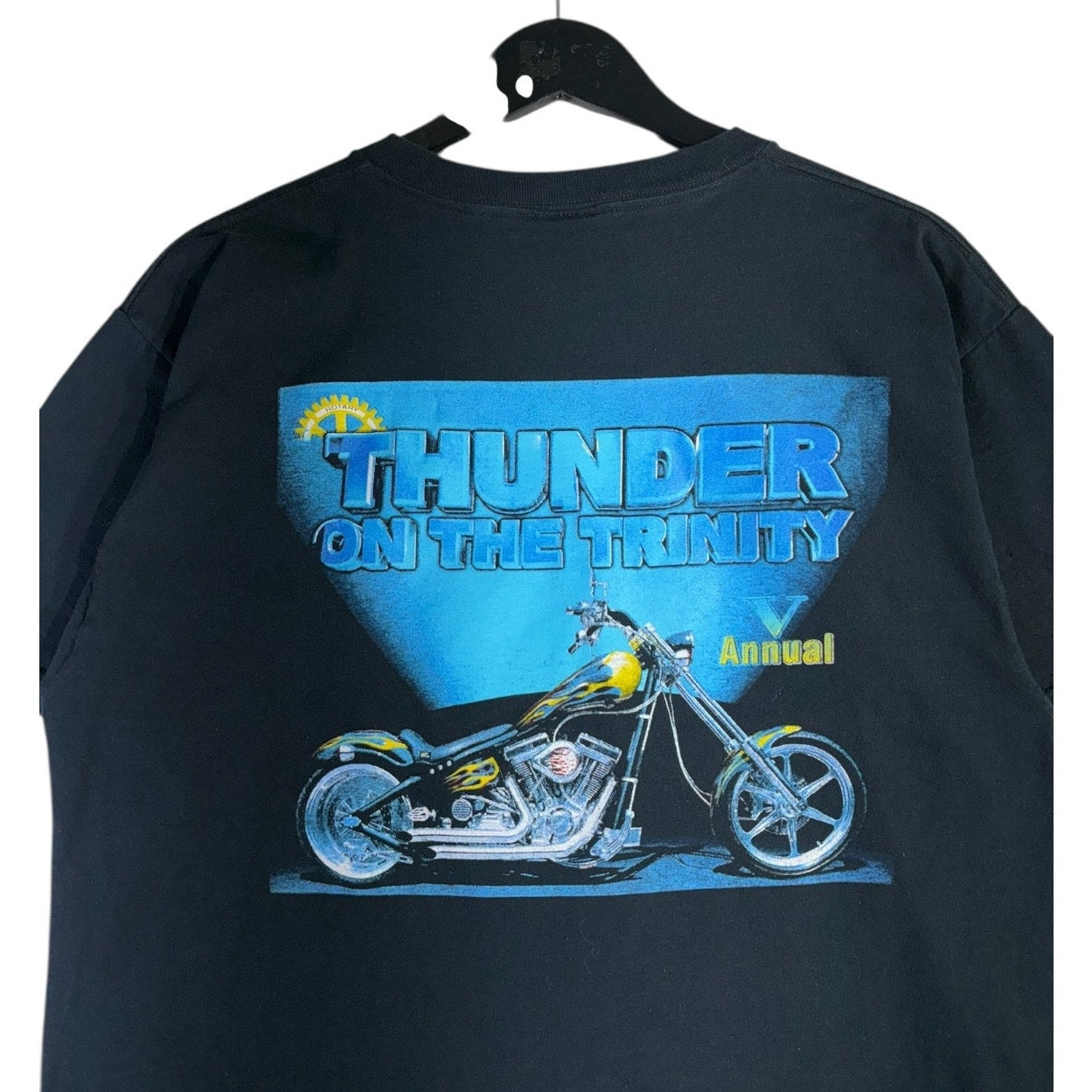 Vintage Thunder on the Trinity Motorcycle T-Shirt