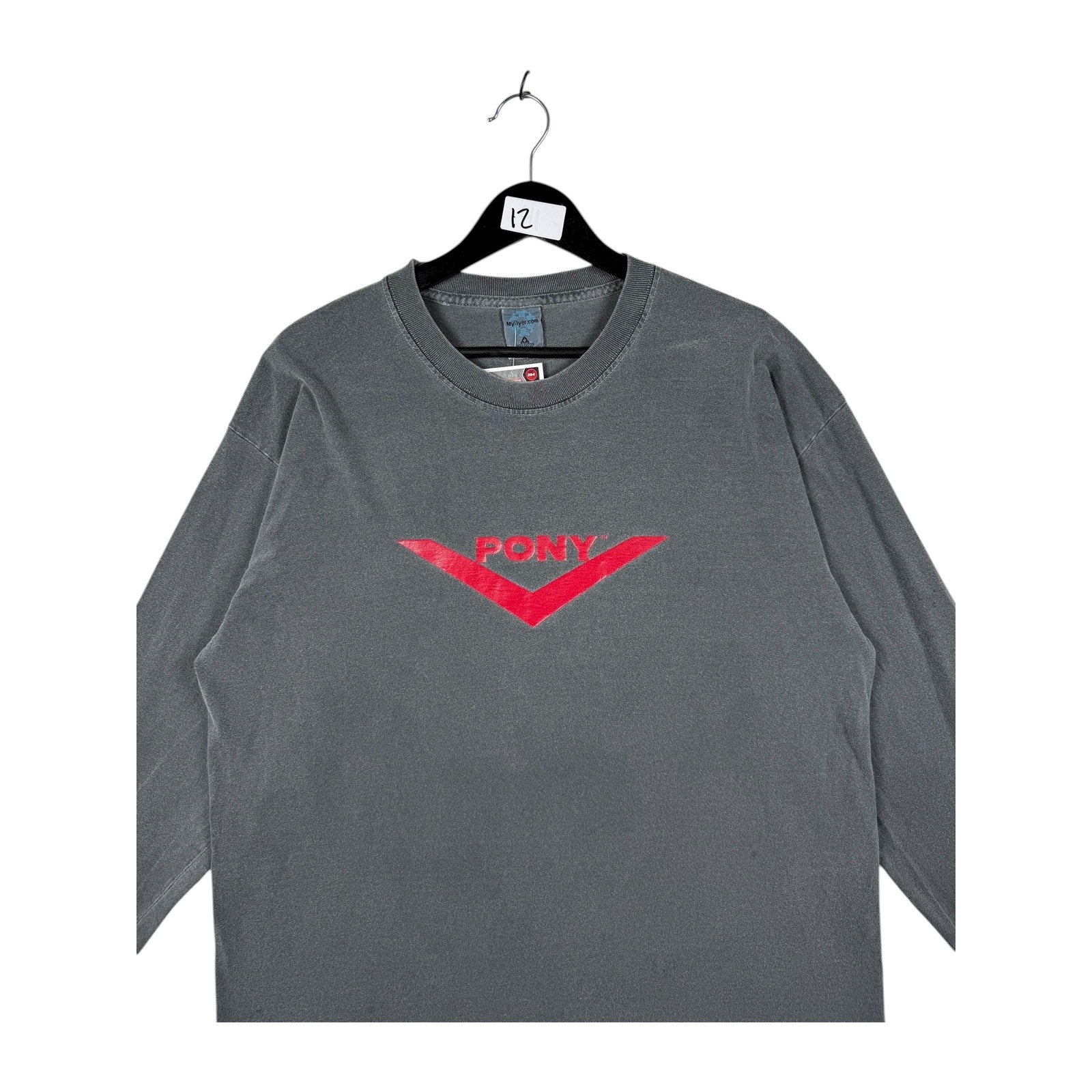 Vintage PONY Logo Long Sleeve T-Shirt
