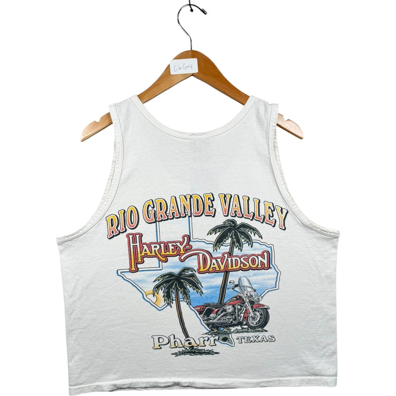 Vintage Harley Davidson Rio Grande Valley Texas Tank Top