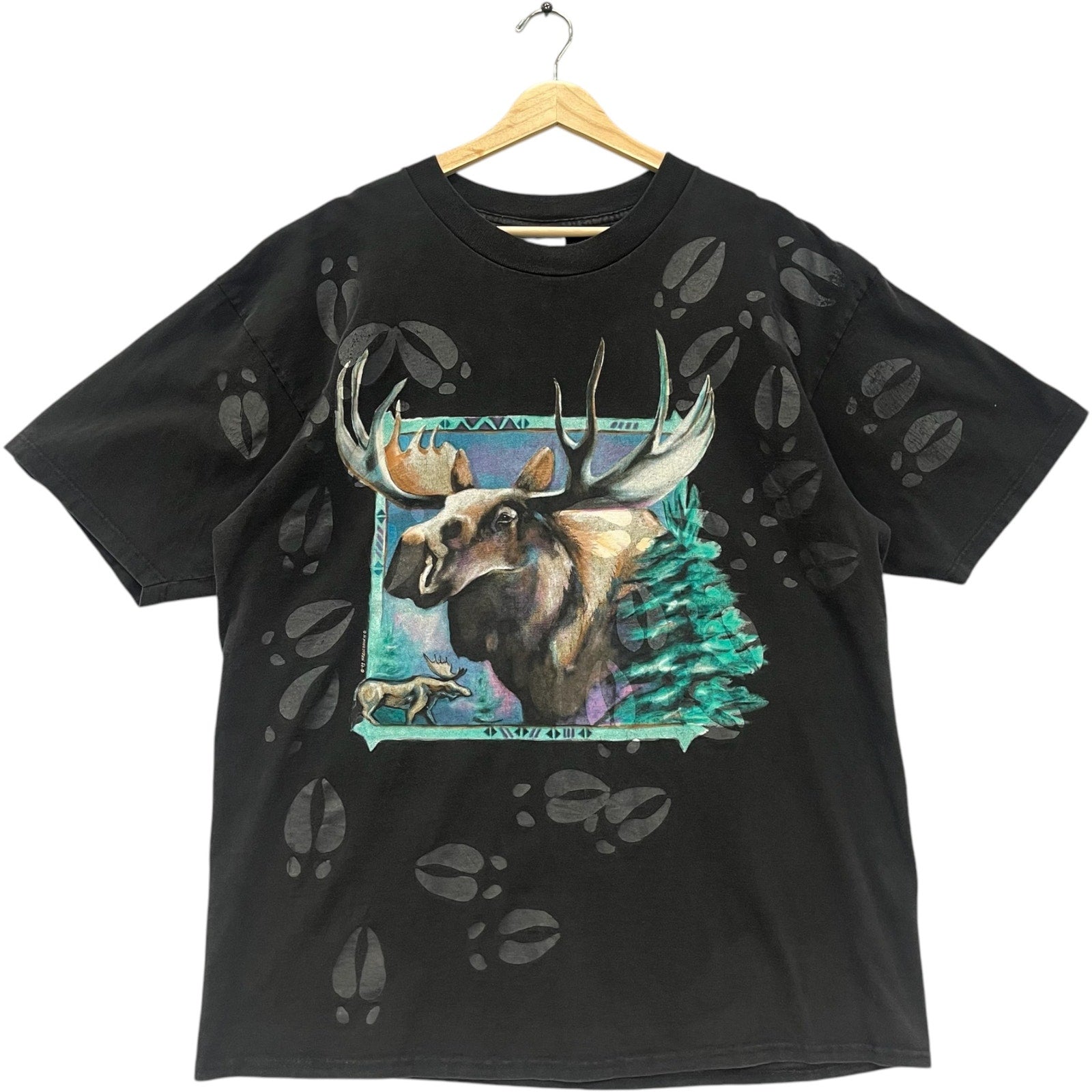 Vintage Moose AOP Nature Tee 90s