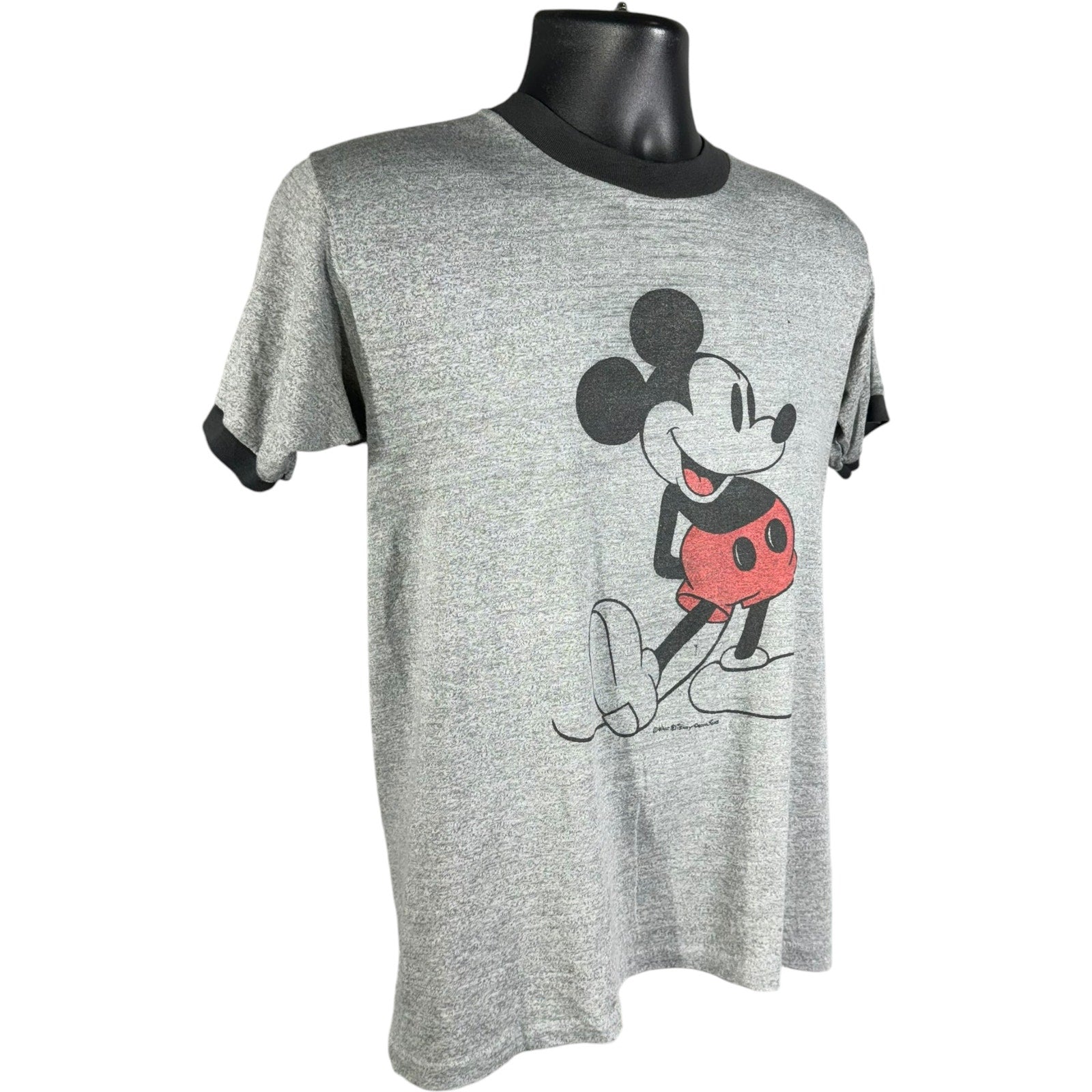 Vintage Mickey Mouse Ringer Tee 80s