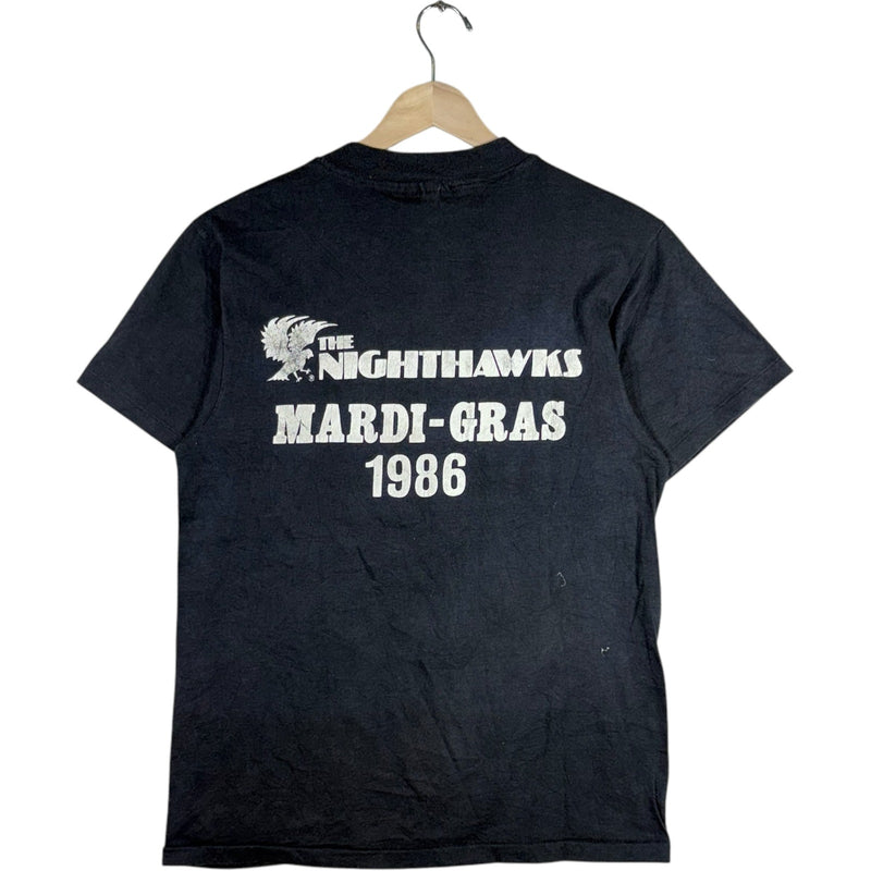 Vintage The Nighthawks Mardi-Gras Concert Tee 80s