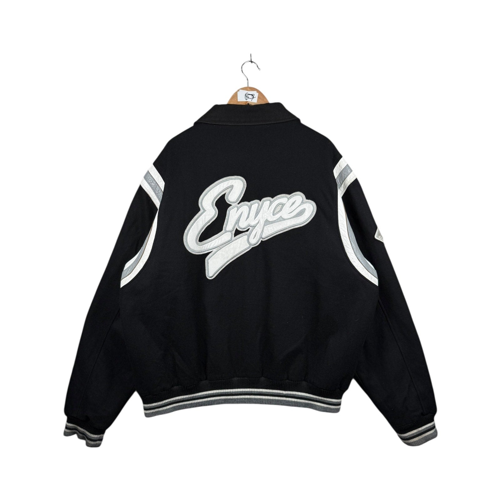 Vintage Enyce Logo Embroidered Bomber Jacket