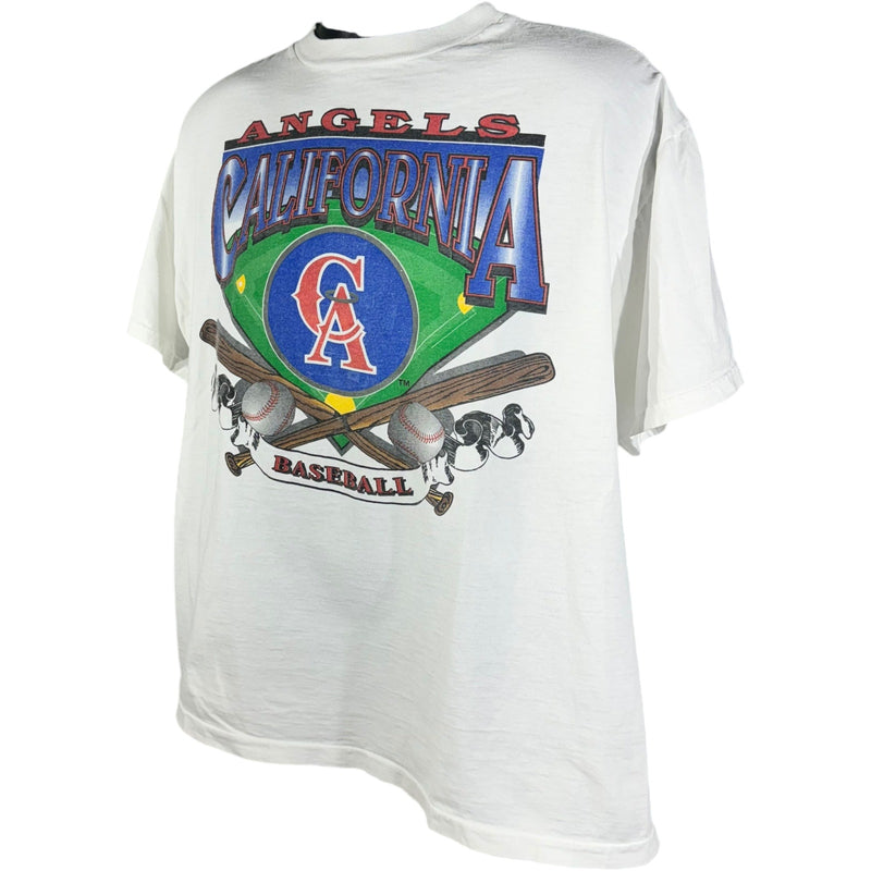 Vintage California Angles MLB Spellout Tee 90s