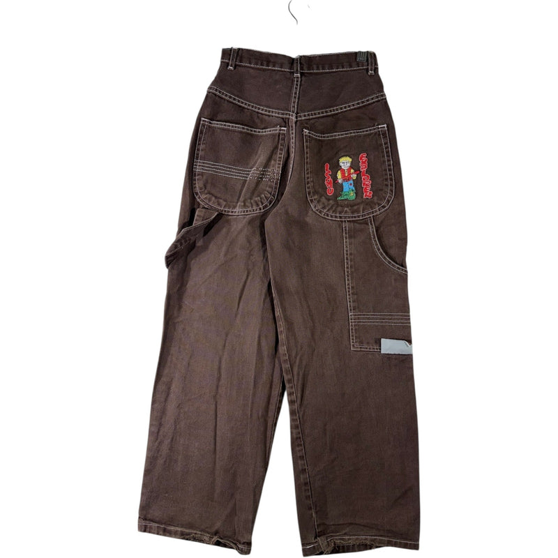 Youth Vintage Savvy Kids Embroidered Carpenter Pants 22x25