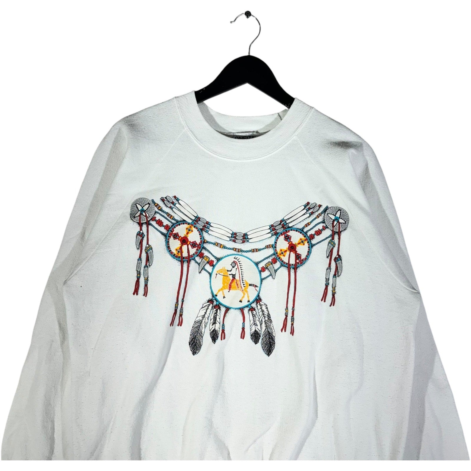 Vintage Native American Dream Catcher Crewneck