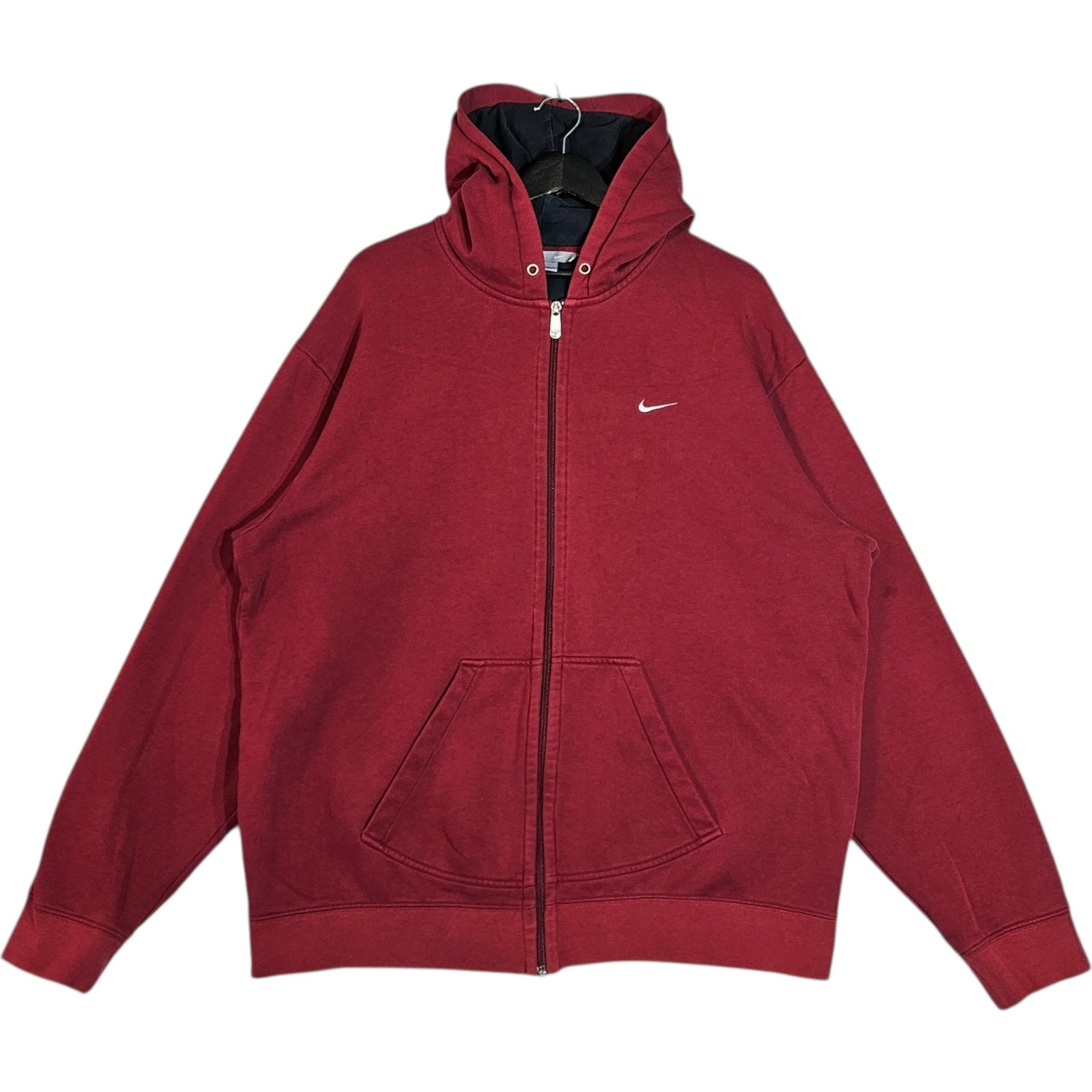 Vintage Nike Mini Swoosh Full Zip Hoodie