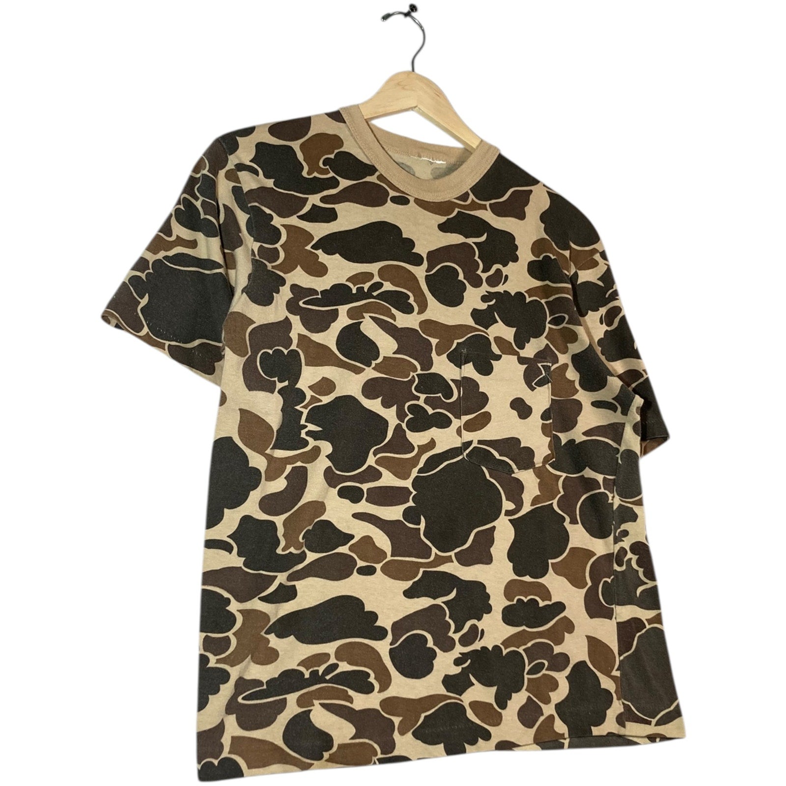Vintage Camouflage Military Crewneck T-Shirt