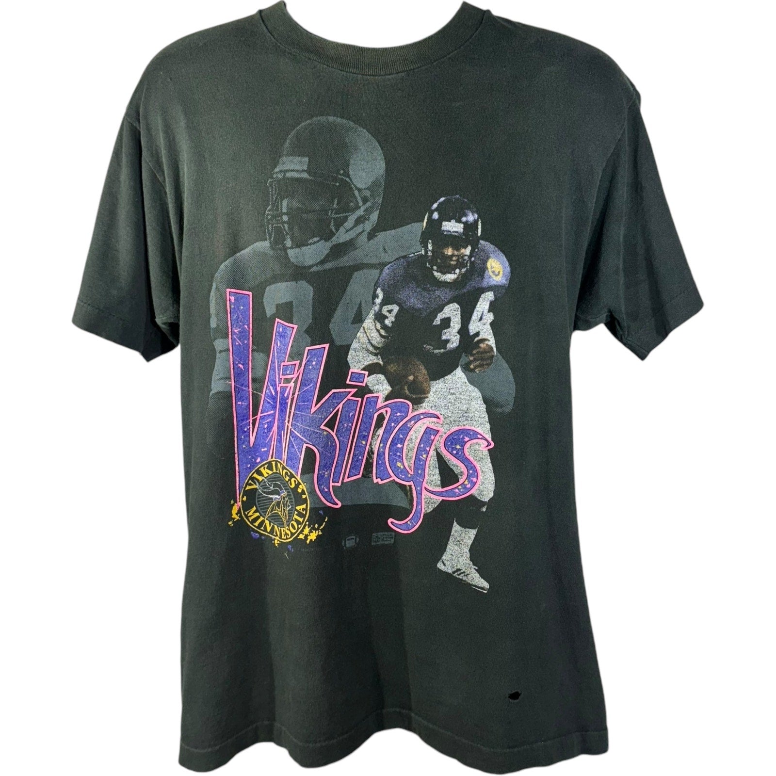 Vintage Minnesota Vikings Herschell Walker #34 NFL Tee