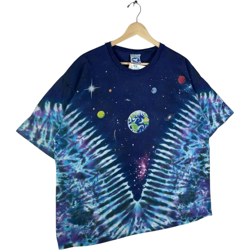 Vintage Liquid Blue Solar System AOP Tee XL