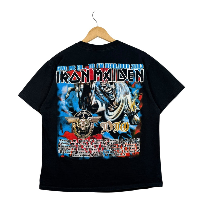 Vintage Iron Maiden "Give Me Ed" Tour Graphic T-Shirt 2003