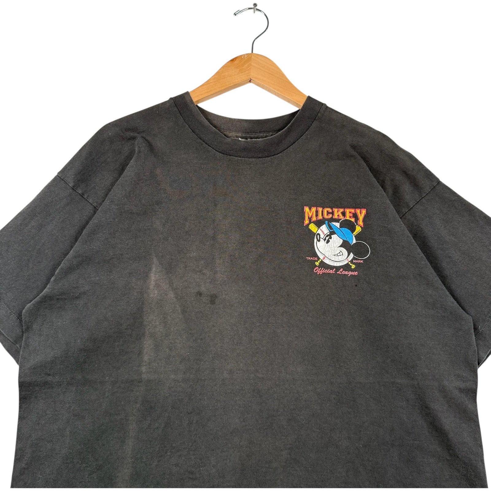 Vintage Mickey Mouse Official League Baseball Tee