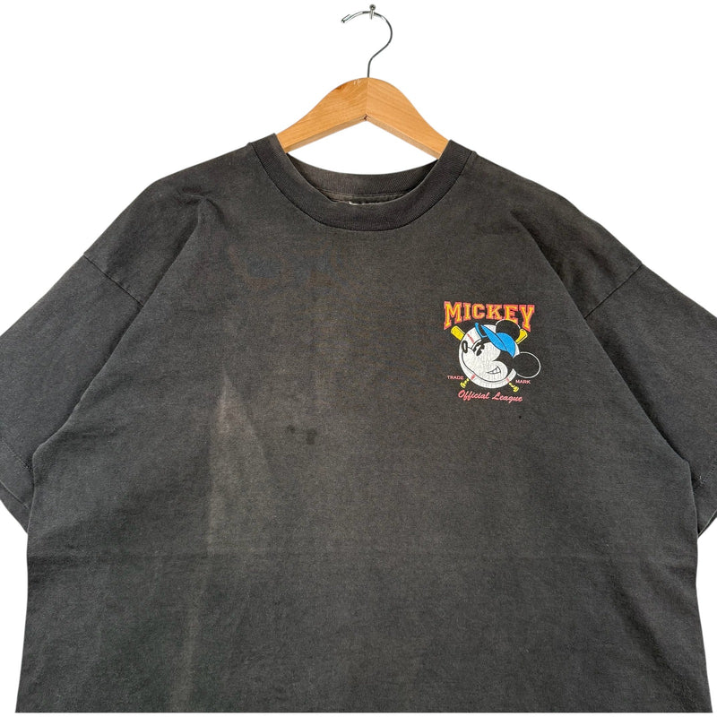 Vintage Mickey Mouse Official League Baseball Tee